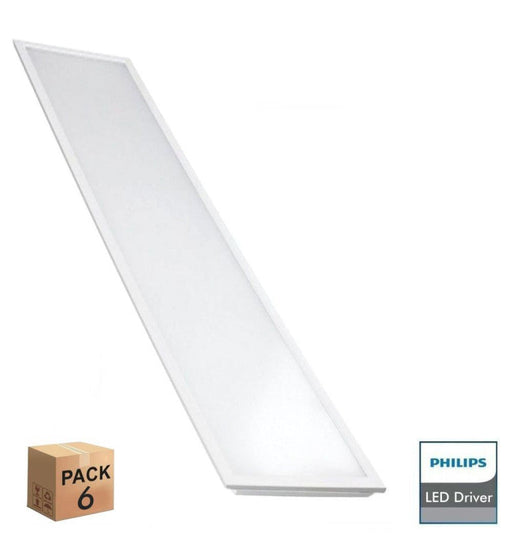 40W LED Panel 120x30cm with PHILIPS Driver 6 Pack - Ceiling Light Fixtures - Panels