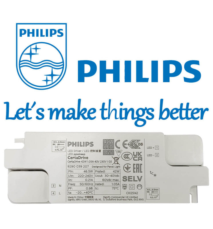 40W LED Panel 60x60cm 4000Lm with SLIM FRAME & Philips Driver 5-year Warranty 10 PACK