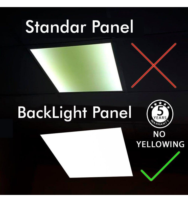40W LED Panel 60x60cm 4000Lm with SLIM FRAME & Philips Driver 5-year Warranty 10 PACK
