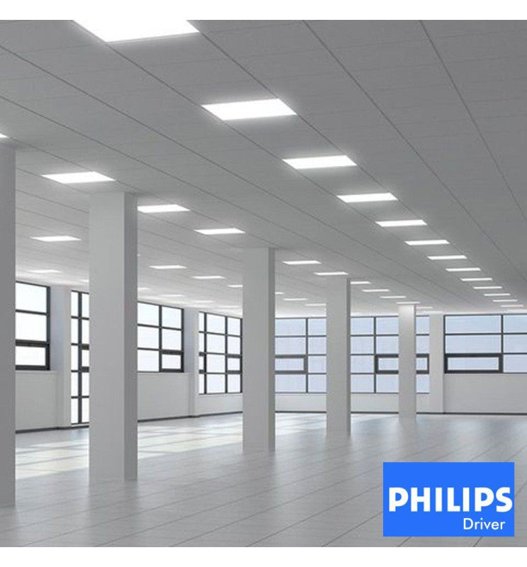 40W LED Panel 60x60cm 4000Lm with SLIM FRAME & Philips Driver 5-year Warranty 10 PACK