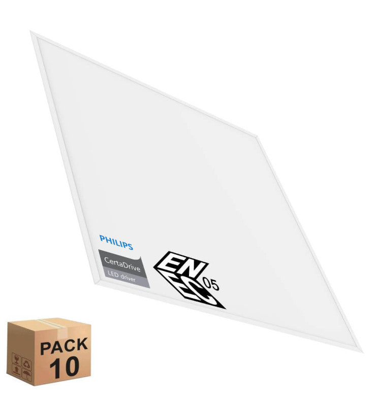 40W LED Panel 60x60cm 4000Lm with SLIM FRAME & Philips Driver 5-year Warranty 10 PACK