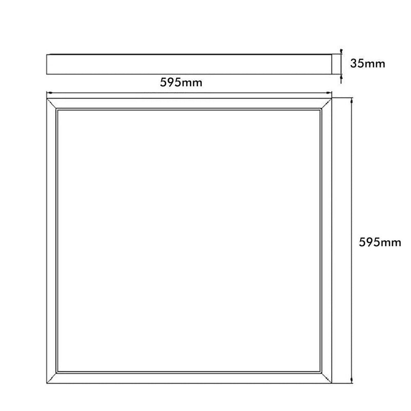 40W LED Panel 60x60cm IP40 3 CCT - LED Panel