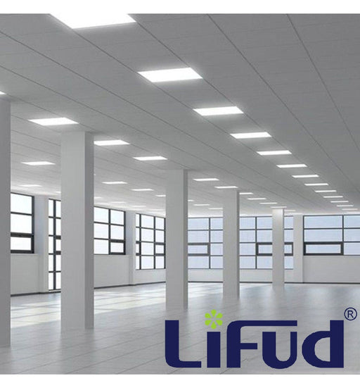 40W LED Panel 60x60cm with Flicker-free LIFUD Driver 4000K 10 Pack - Ceiling Light Fixtures - Panels