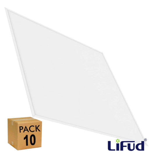 40W LED Panel 60x60cm with Flicker-free LIFUD Driver 5700K 10 Pack - Ceiling Light Fixtures - Panels
