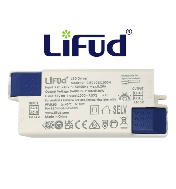 40W LED Panel 60x60cm with Flicker-free LIFUD Driver 5700K - Ceiling Light Fixtures - Panels