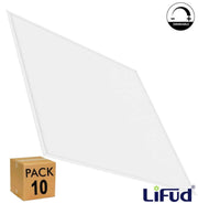 40W LED Panels 60x60 SLIM FRAME Dimmable with Lifud Driver 5700K - 10 PACK - Ceiling Light Fixtures - Panels