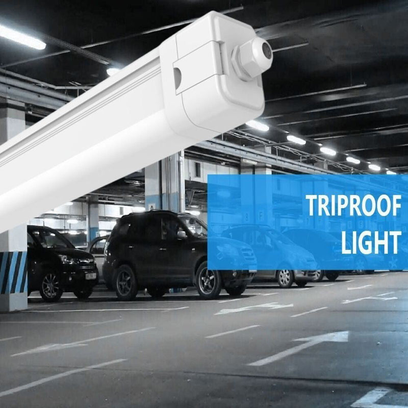 40W Tri-proof LED Batten 120cm with SAMSUNG Chip 3 CCT - Ceiling Light Fixtures - Battens