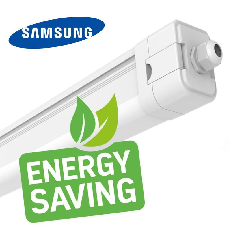 40W Tri-proof LED Batten 120cm with SAMSUNG Chip 3 CCT - Ceiling Light Fixtures - Battens