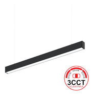 40W Linkable POLARIS LED Linear Pendant Light 120cm 3 CCT - Ceiling Light Fixtures - Linear Lights