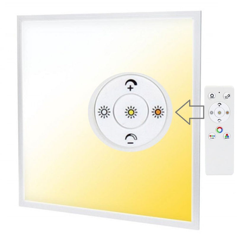 40W Multicolour SMART LED Panel Dimmable with CCT and RGB - Lighting - Panels