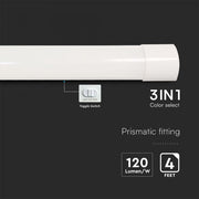 40W Prismatic LED Batten 1166mm CCT - Lighting Fixtures - Battens