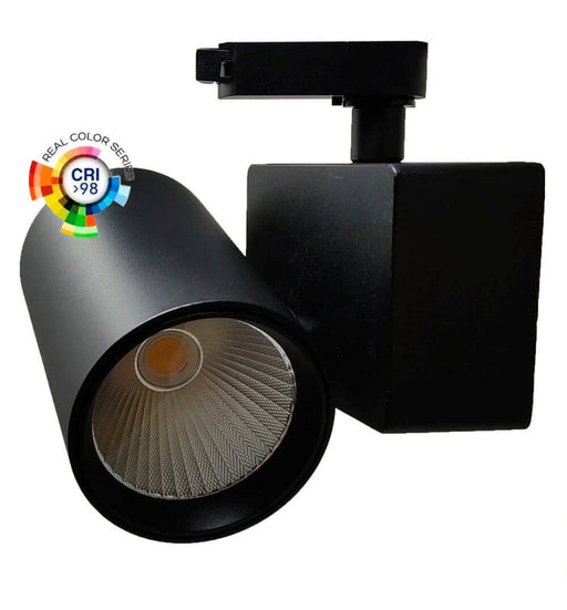 40W Single Phase MADRID LED Track Light Black - Track Lighting Fixtures - Track Lighting