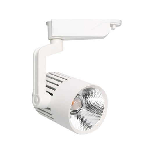 40W Single Phase PISA LED Track Light in White 4000K - Track Lighting - Track Lighting