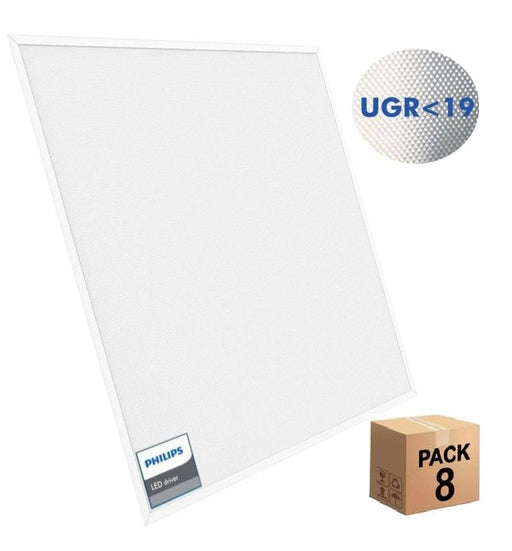 40W Slim LED Panel 60x60cm with PHILIPS Driver 5700K 8 Pack - Ceiling Light Fixtures - Panels