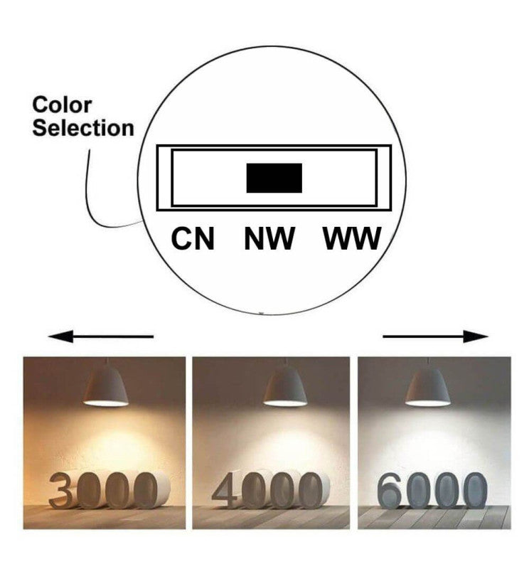 40W to 34W Single Phase NEW MAYA LED Track Spotlight Black 3 CCT - Track Lighting - Track Lighting