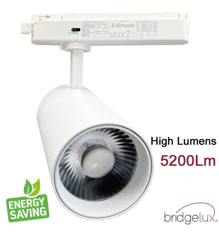 40W to 34W Single Phase NEW MAYA LED Track Spotlight White 3 CCT - Track Lighting - Track Lighting
