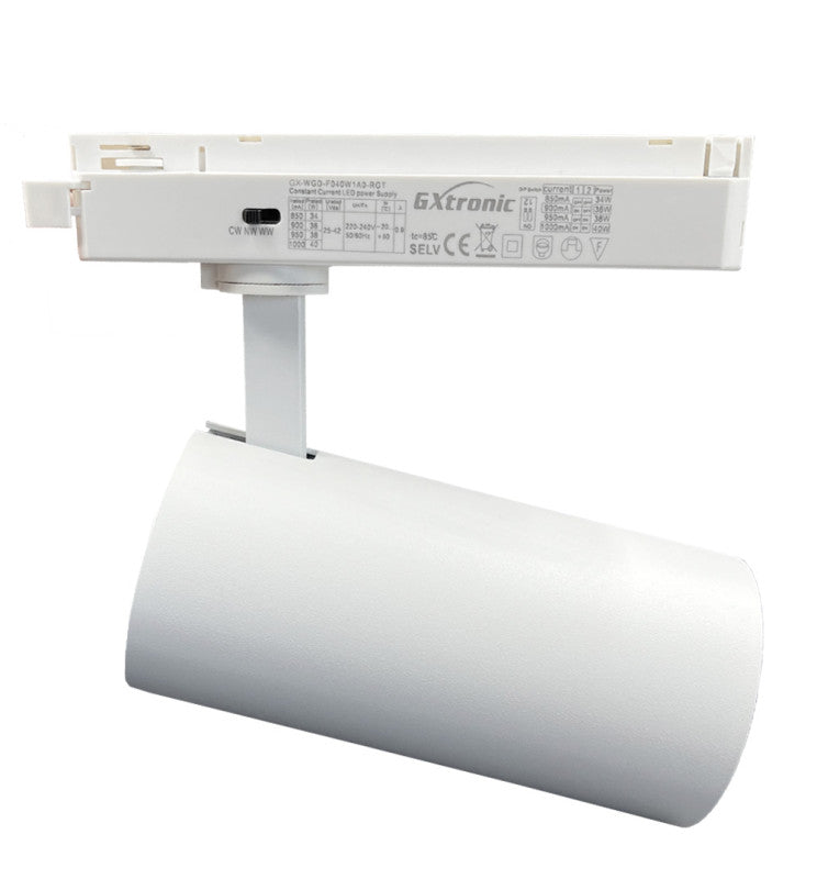40W to 34W Single Phase NEW MAYA LED Track Spotlight White 3 CCT - Track Lighting - Track Lighting