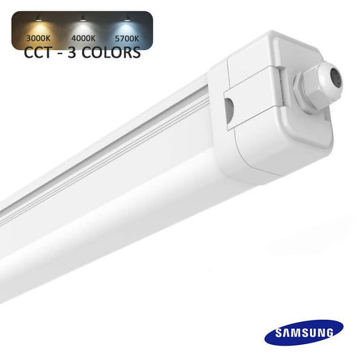 40W Tri-proof LED Batten 120cm with SAMSUNG Chip 3 CCT - Ceiling Light Fixtures - Battens