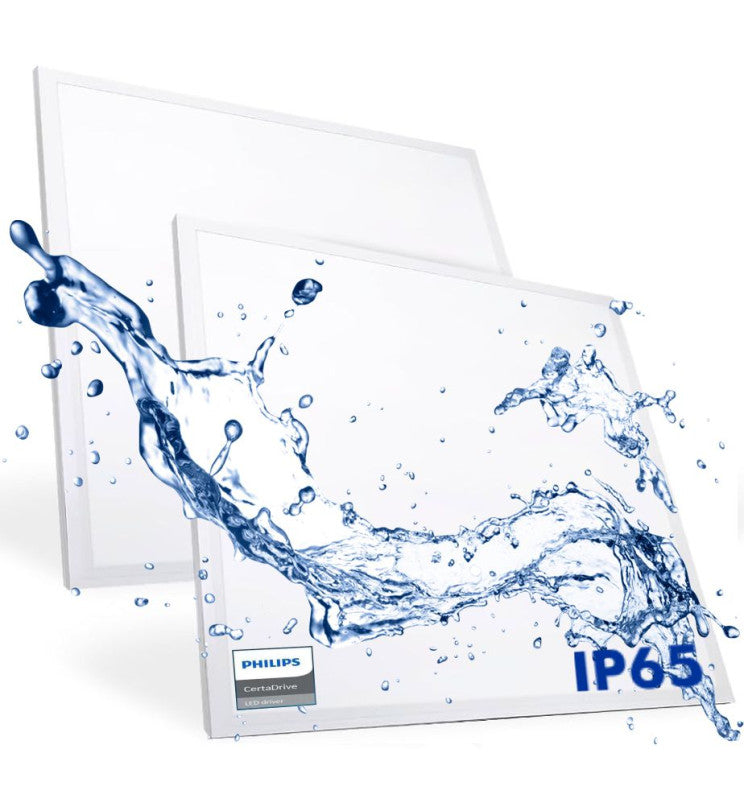 40W Waterproof LED Panel 60x60cm with PHILIPS Driver 4000K 6pk - Ceiling Light Fixtures - Panels