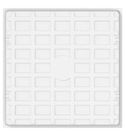 40W Waterproof LED Panel 60x60cm with PHILIPS Driver 5700K - Ceiling Light Fixtures - Panels