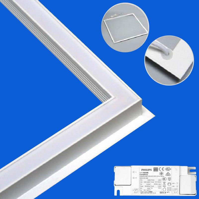 44W LED Framelight for 60x60mm ceiling panel 3 CCT - Lighting Fixtures - Downlights