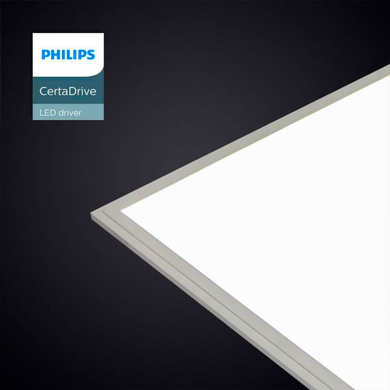 44W LED Panel 120X30cm Slim Philips Driver UGR19 IP40 4000K - Ceiling Light Fixtures - Panels
