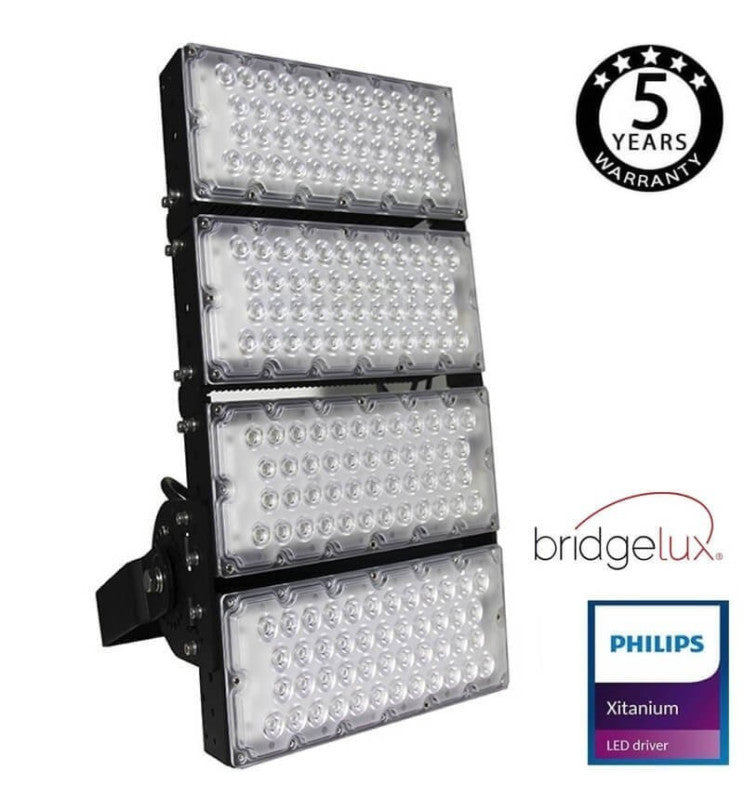 480W LED Floodlight PHILIPS Xitanium STADIUM MATRIX Bridgelux Chip - Philips Driver 160Lm/w 5000K