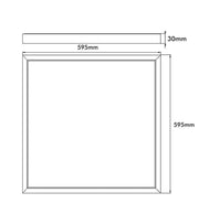 48W to 24W Adjustable Power LED Panel 60x60cm 4000K - Ceiling Light Fixtures - Panels