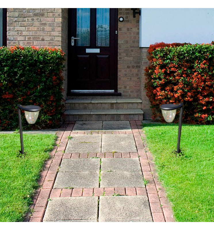 4V Solar LED Garden Light with Motion Sensor 3 CCT - Landscape Pathway Lighting - Solar Lighting