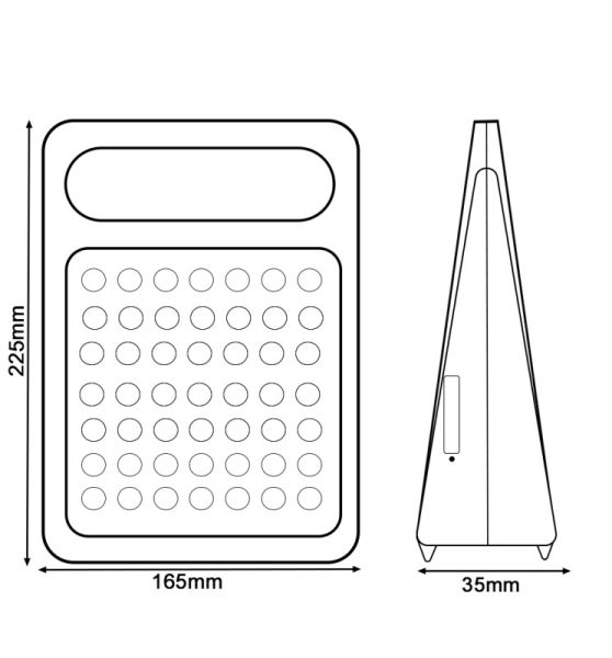 4W Portable 2 Way Solar LED Floodlight and Power Bank - STANDARD 20-30 working days - Solar LED light