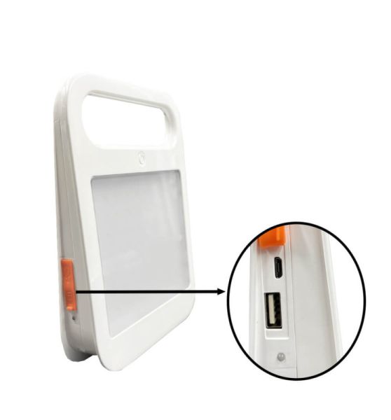 4W Portable 2 Way Solar LED Floodlight and Power Bank - STANDARD 20-30 working days - Solar LED light