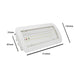 4W Emergency LED Light with Ceiling Kit and Permanent Option IP65 6000K - LED IP65 - Ledex Lighting UK