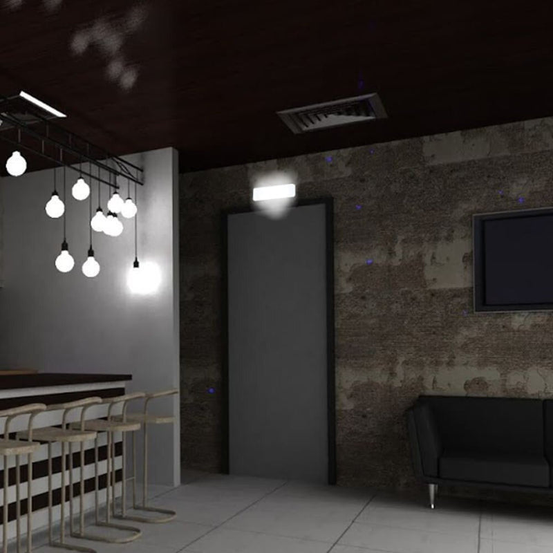 4W LED Emergency Light with Ceiling Kit and Permanent Option IP65 6000K - Emergency Lighting - Emergency Lighting