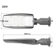 50W FRIGG Street Lights with PHILIPS Chip 4000K - Lighting Fixtures - Street Lights