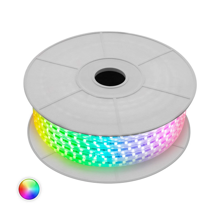 50m LED Strip 220V - RGB - LED Strip - Ledex Lighting UK