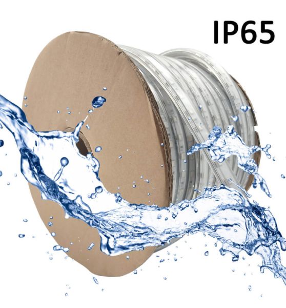 8W Dimmable LED Strip 50m 220V RGB IP65 - LED Strip