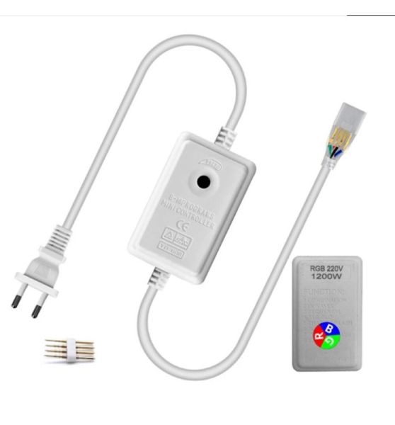 8W Dimmable LED Strip 50m 220V RGB IP65 - LED Strip