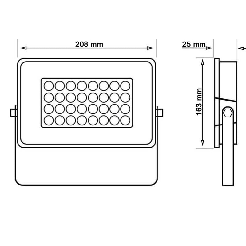 50W AVANT LED Floodlight with OSRAM Chip 4000K - Flood & Spot Lights - Floodlights