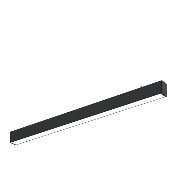 50W Black Linkable Linear POLARIS LED Pendant Light 150cm 3 CCT - Ceiling Light Fixtures - Linear Lights