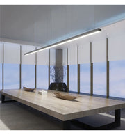 50W Black Linkable Linear POLARIS LED Pendant Light 150cm 3 CCT - Ceiling Light Fixtures - Linear Lights