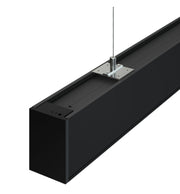50W Black Linkable Linear POLARIS LED Pendant Light 150cm 3 CCT - Ceiling Light Fixtures - Linear Lights