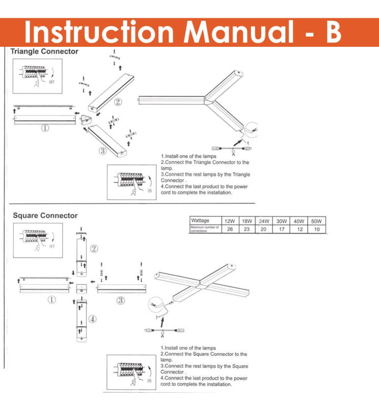 50W LED Batten Light 150cm for Custom Ceilings 5700K