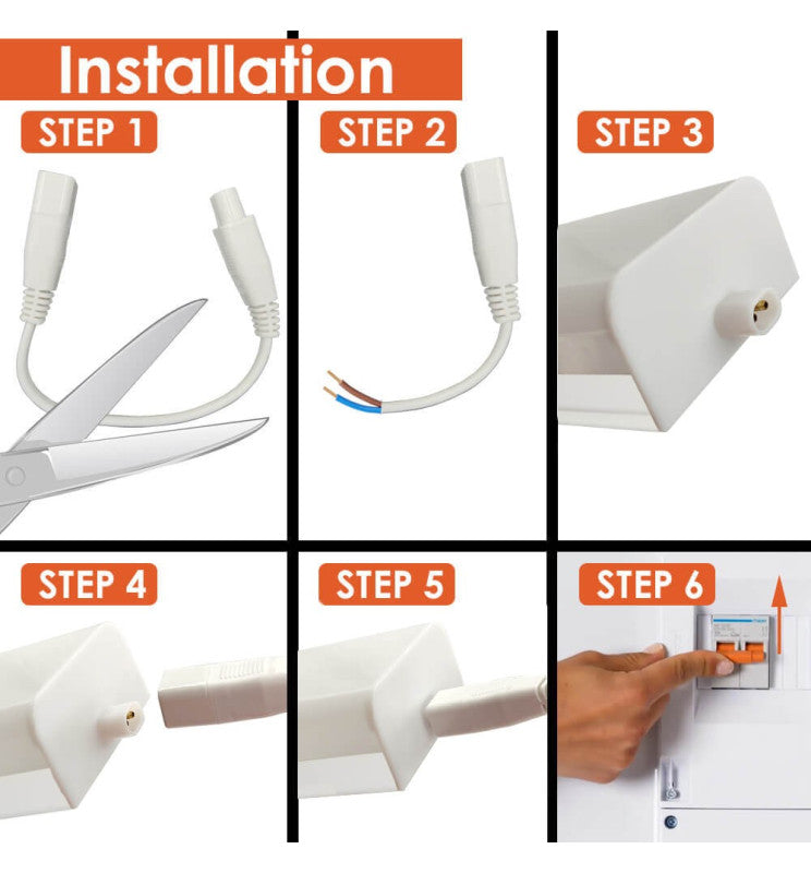 50W LED Batten Light 150cm for Custom Ceilings 5700K