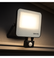 50W LED Floodlight AURORA 140Lm/W with PIR Motion Sensor - Flood & Spot Lights - Floodlights