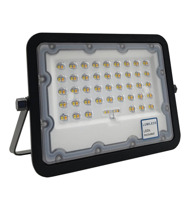 50W LED Floodlight NEW AVANT BLACK with CCT Selectable Color Temperature