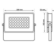 50W AVANT LED Floodlight with OSRAM Chip 5700K - LED Floodlight