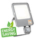 50W LED Floodlight with PIR Motion Sensor 4000-6000K - LED Floodlight