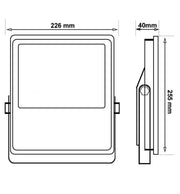 50W LED Floodlight with Remote Control IP65 RGBW - LED Floodlight