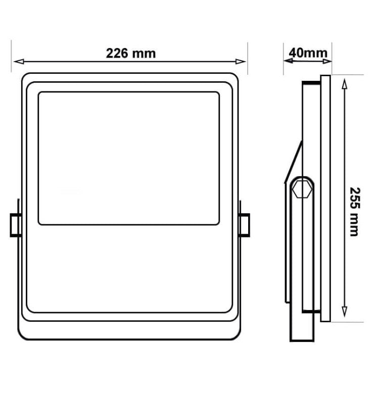 50W LED Floodlight with Remote Control IP65 RGBW - LED Floodlight