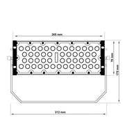 50W MAGNUM LED Floodlight with BRIDGELUX Chip 5000K - Flood & Spot Lights - Floodlights